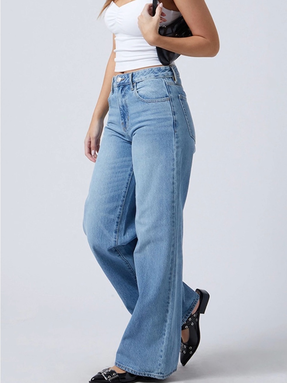 Pacsun Light Blue Wide-Leg Women’s Jeans
